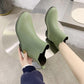 Rain Boots Women Waterproof Shoes Short Tube Non-slip Water Shoes Rain Boots Shopping Kitchen Rubber Shoes