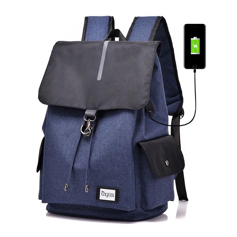 Mens Backpack Backpack School Bags School Backpack Work Travel USB Shoulder Bag Teenager Backpack