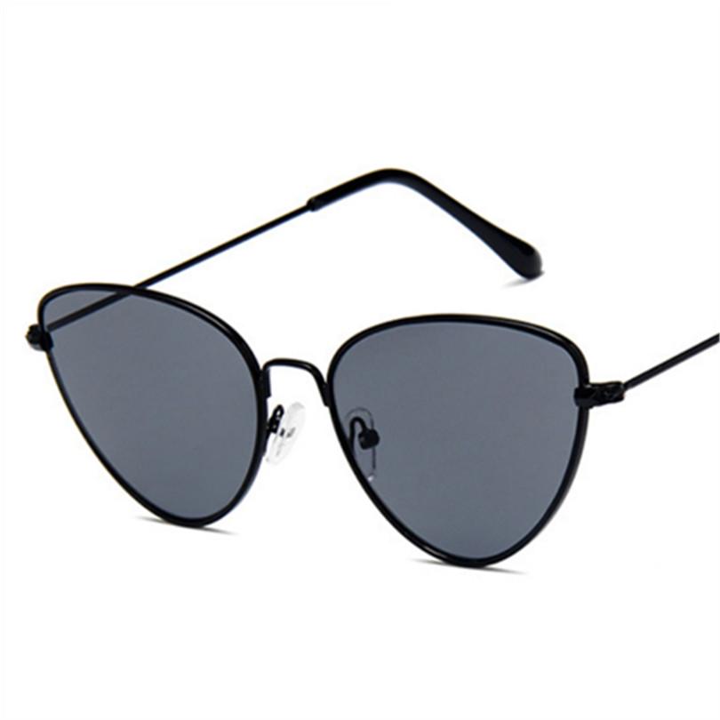 Light Weight Sunglasses Retro Cat Eye Sunglasses Men Women Yellow Red Lens Sun glasses Male Female V