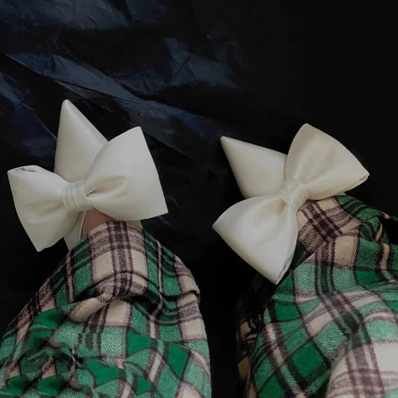 Bowknot Flat Shoes Women's Ballet Shoes Elegant Temperament Single Shoes Women