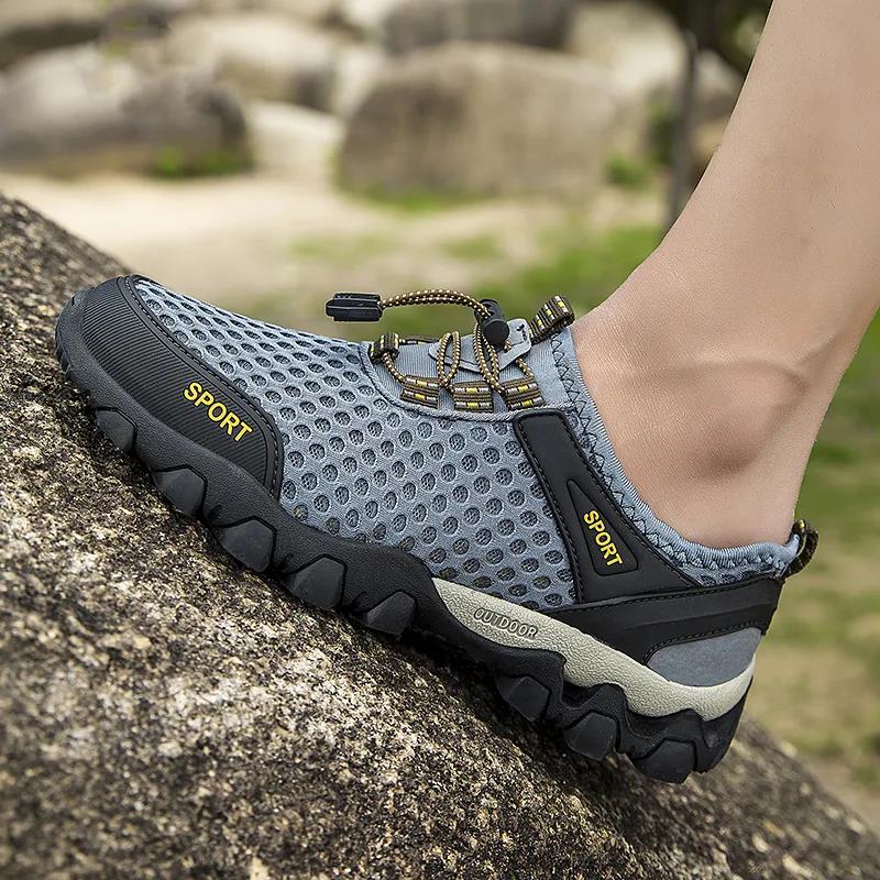 Unisex Hiking Shoes Outdoor Sports Shoes Non-slip Wear-resistant Hiking Shoes Breathable Lightweight Running Shoes
