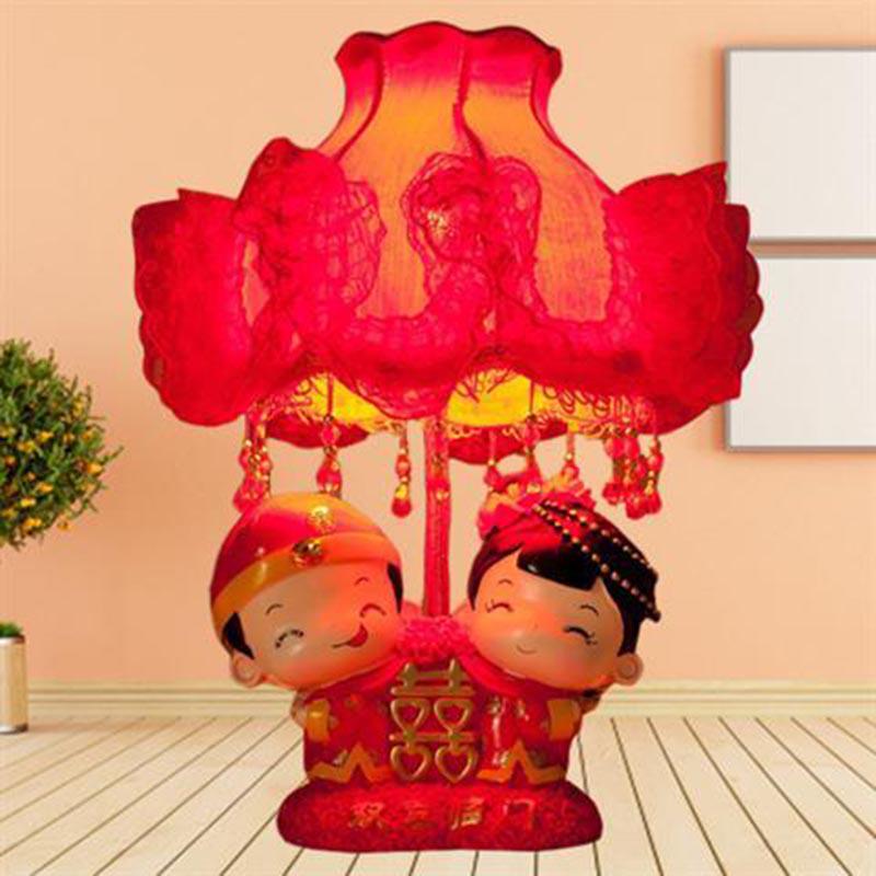 Chinese Style LED Bedroom Crystal Table Lamp Bed Lamp Modern  Light Switch Table Lamps Living Room