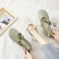 Round-toed Peas Shoes Women's Flat-bottomed Soft-soled Loafers Comfortable Light Simple and Sweet Retro Leather Shoes