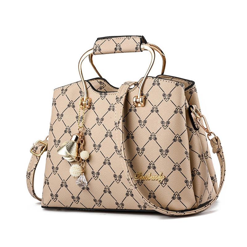 Fashion Casual Small Bag Trend Korean Version of PU Leather Ladies Handbag Simple and Versatile One-shoulder Messenger Bag