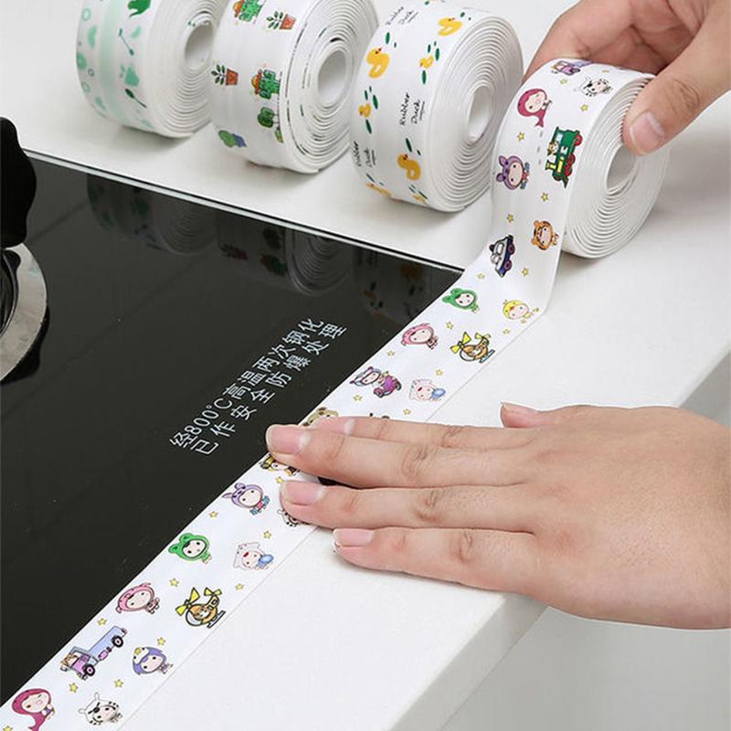 Kitchen Beauty Seam Sticker Waterproof Gap Anti-mold Toilet Toilet Sticker Stove Sink Sticker Greasy Stain High Temperature Resistant Sticker