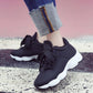 Women Walking Sneakers Casual Student Breathable Sneakers Platform Travel Running Shoes
