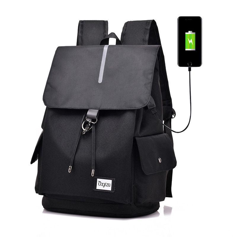 Mens Backpack Backpack School Bags School Backpack Work Travel USB Shoulder Bag Teenager Backpack
