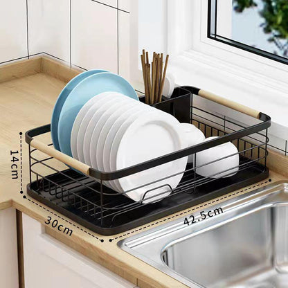 Draining Dish Rack Kitchen Shelf Multi-function Spice Rack For Cupboards Household Organizers Put Dishes And Chopsticks Storage Rack Towel Rank