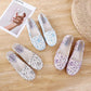 Female Mother Shoes Spring and Autumn Single Shoes Flat Shoes Summer  Plastic Beach Shoes Sandals Loafer Shoes for Women