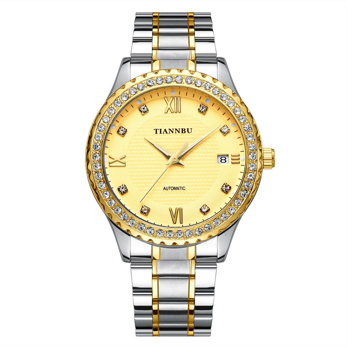 Automatic Mechanical Watch Men Casual Water Resistant Wrist Watches Creative Gift