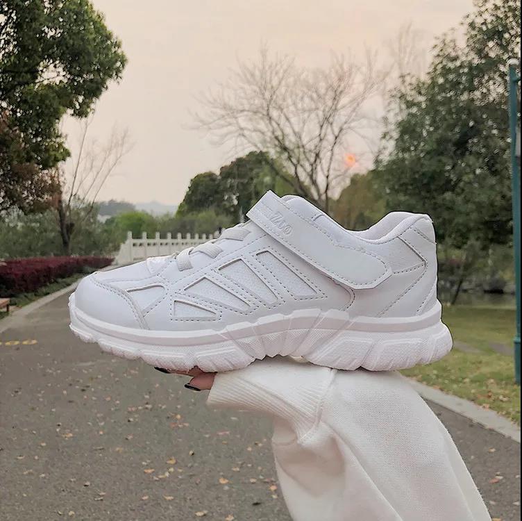 Hong Kong Flavor Velcro White Shoes Street Shooting Wild Lin Xiaozhai The Same Shoes Female Korean Version of Ulzzang Student Shoes