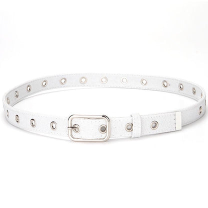 Canvas Belt Ladies Pin Buckle Belt Wild Jeans Dress Female Students Classic Trend