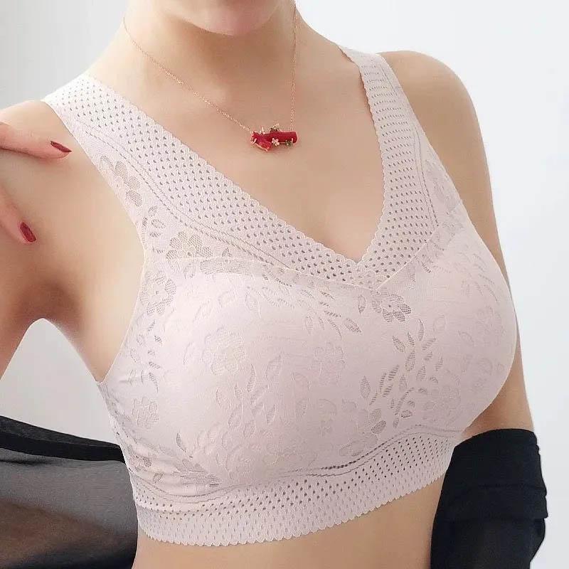 Women's Breathable Breast Wrapping Underwear Women's Lightweight Thin Ice Silk Seamless with Chest Pad Tube Top Sports Camisole