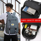 Backpack Men's Large-capacity Fashion Trend Cover Oxford Cloth Backpack Junior High School Student School Bag