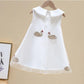 Girls Summer Dress Children's New Embroidered Princess Dress Baby Mesh Dress Birthday One Year Old Dress A-line Skirt
