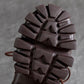 Leather Martin Boots Sponge Cake Thick-soled Round Toe Retro Mid-tube Boots Female British Style Boots Winter Snow Boots Plus Velvet Shoes
