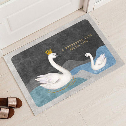 Floor Mats Toilets Toilets Absorbent Floor Mats Kitchen and Bathroom Non-slip Mats Door Entrance Door Mats Bedroom Carpets