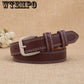 Fashion Adult Paint Leather Belts For Women Dress High Quality Female Belt Thin Skinny Waist