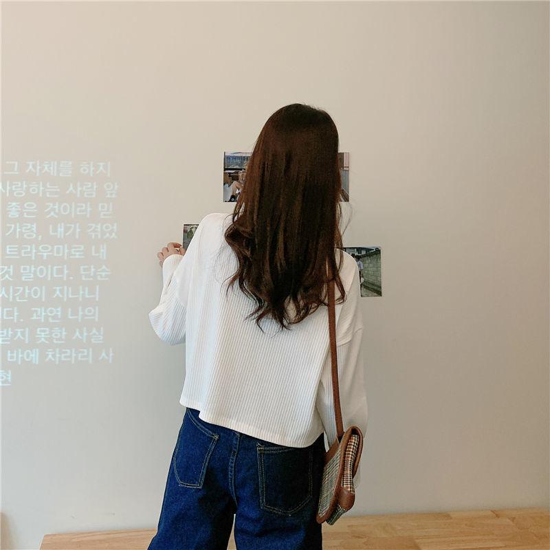 Summer Women Casual Long Sleeve Fall Loose O-Neck T Shirt Elegant Femme Tops Pullovers