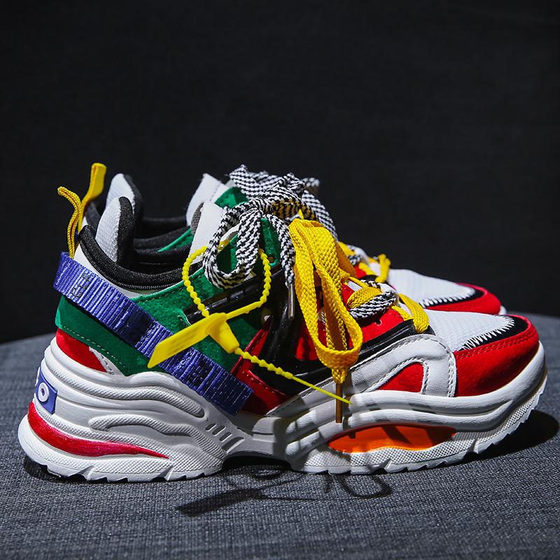 Female Winter Spring Sports Shoes Female Ulzzang Harajuku Wild Casual Old Shoes