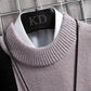 Men's Sweatshirts Autumn Mid-collar Thick Section Half High Neck Youth Knit Sweater Color Matching Men Sweater