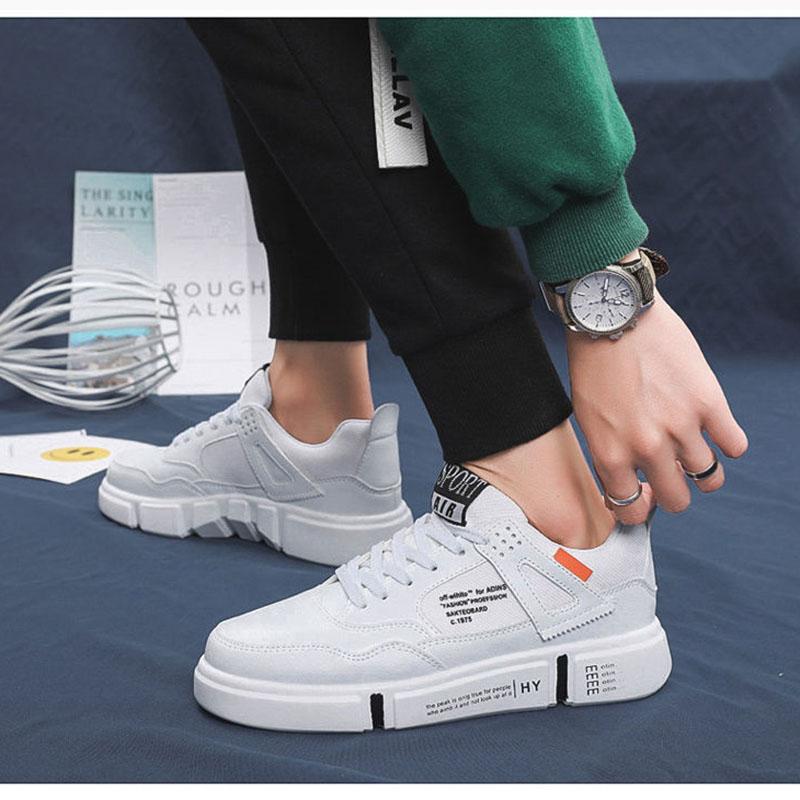 Spring Men's Shoes Korean Style Trend Board Shoes Breathable Sports Sneakers Casual Dad Shoes Student Shoes Wear-resistant and Non-slip
