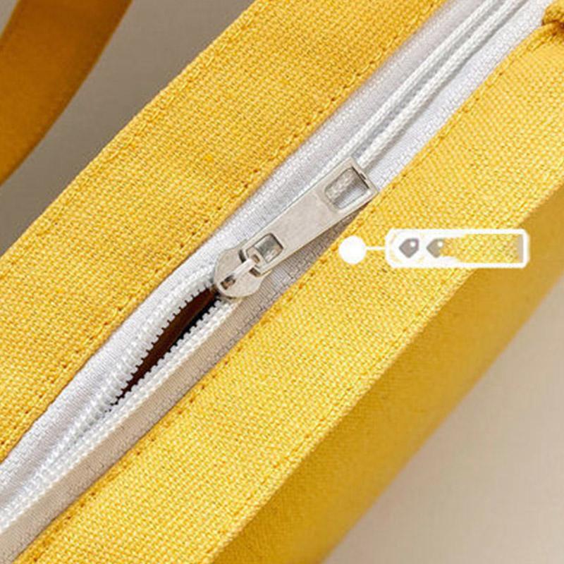 Portable Canvas Bag Women's Single Shoulder Diagonal Cloth Bag Literature and Art Students Korean Lunch Box Bag Small Cloth Bag