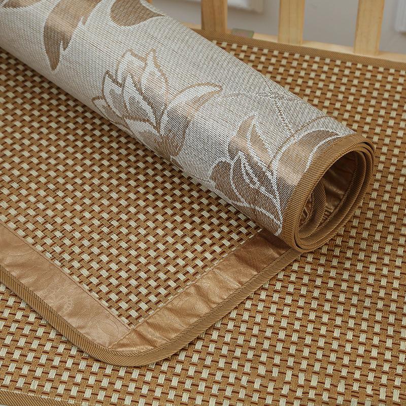 Double-sided Ice Silk Mat Sofa Cushion Rattan Mat Summer Bamboo Mat Student Car Seat Double-sided Mat Mat