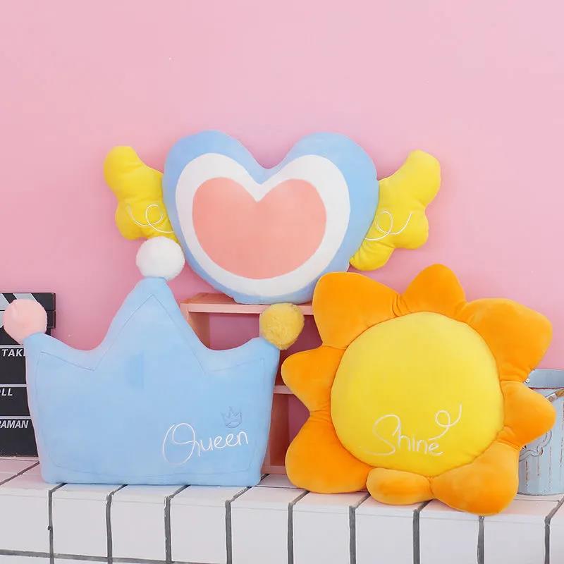 Ins Nordic Style Plush Toy Super Soft Rainbow Pillow Creative Pillow Office Moon Bay Window Birthday Gift