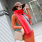 Scarf Fashion Cashmere Scarf Autumn and Winter Shawl Ladies Solid Color Luxury Scarf