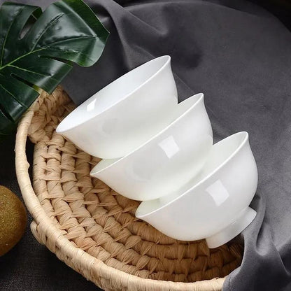 Jingdezhen Household Rice Bowl Ceramic Bowl Set Eating Bowl Small Bowl Japanese Tableware Bowl Ceramic Tableware