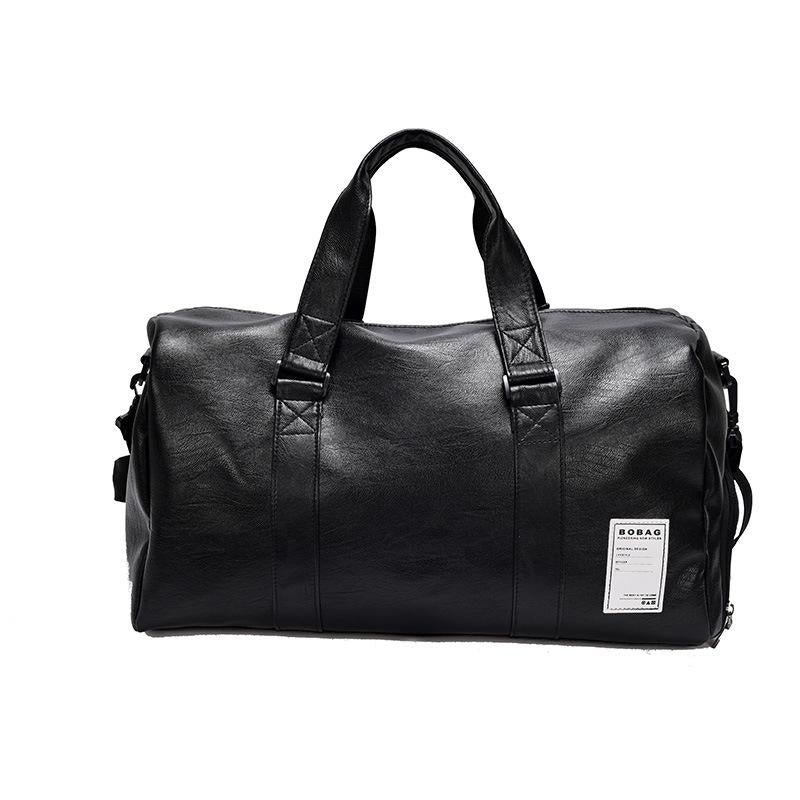 Short-distance Travel Bag Men Black Waterproof Large-capacity Handbag Sports Fitness Training Bags