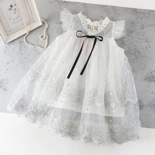 Girls Lace Dress New Floral Kids Dresses for Girls Princess Dress Children Clothes Girls Dress Casual Wear