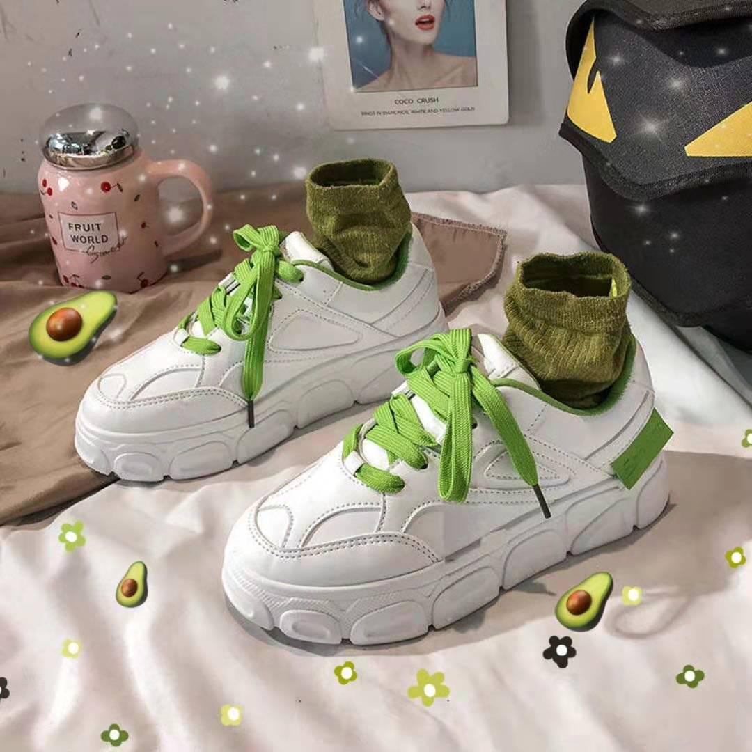 Summer Women White Sneakers Mesh Patchwork Dad Shoes Casual Thick Heel White Shoes Designer Breathable Running Platform Sneakers