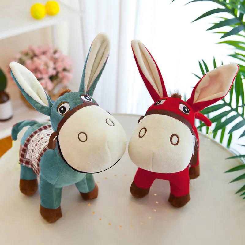 Little Donkey Plush Doll Cute Plush Toy Fair Donkey Custom Creative Birthday Gift Children's Doll Home Decoration Toys