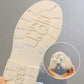 Girls' Soft Soled Shoes Solid Color Single Shoes Retro Roman Shoes Leather Martin Boots Girl Hollow Out Princess Shoes