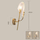 Copper wall lamp post modern light luxury living room study bedroom bedside wall lamp aisle lamp