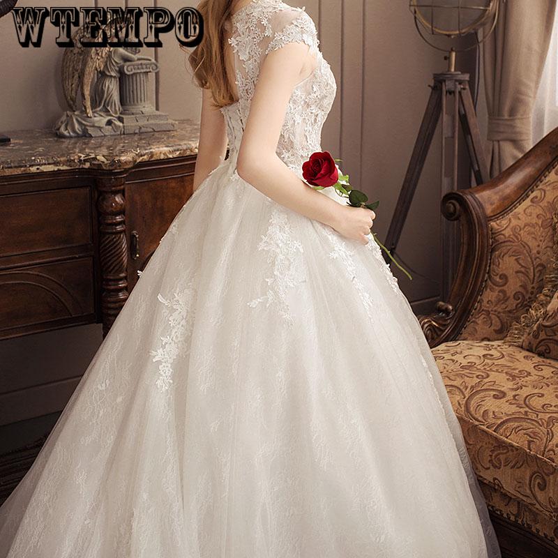 Formal Sexy Sweetheart Lace Elegant  ball gown lace up back formal bride dresses wedding dress