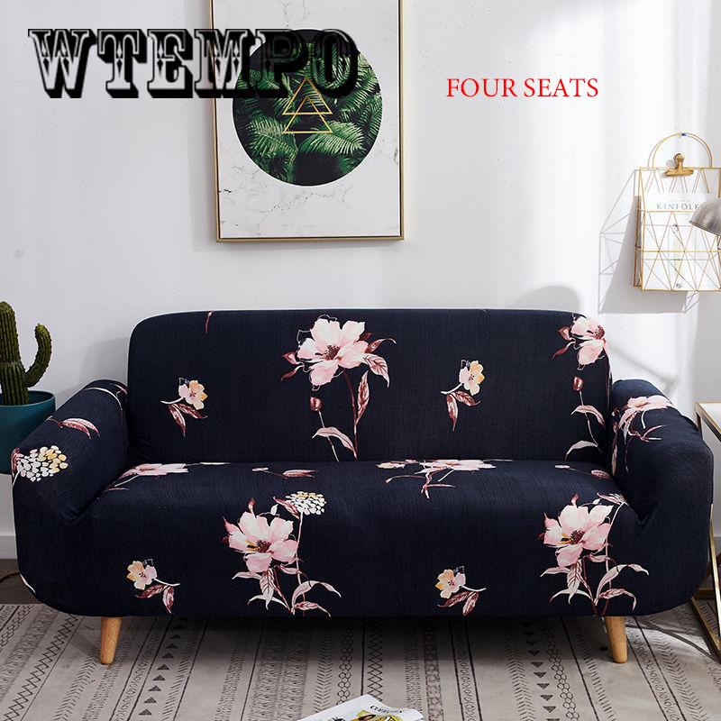 Elastic Seasons Couch Cover Stretch Protector Sofa  All-inclusive Slip-resistant Sofa Cover