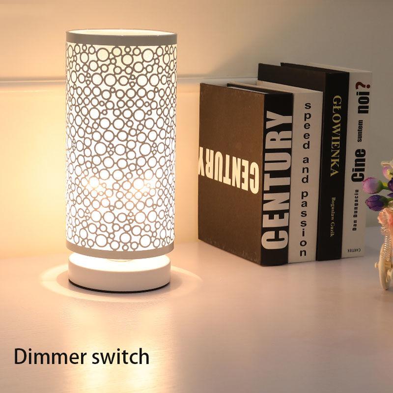 Bedroom Colorful Romantic Bedside Lamp Simple Night Light Wedding Creative Warm Eye Care Home Decoration Creative Table Lamp