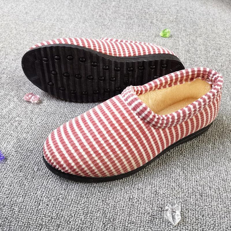 Women's Cotton Shoes Women's Winter Beijing Craft Cloth Shoes Home Shoes Indoor Casual Soft Sole Leopard Print