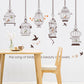 [sticker ]Modern Creative Bird Cage Wall Stickers Home Decor Living Room Window Sofa Tv Background