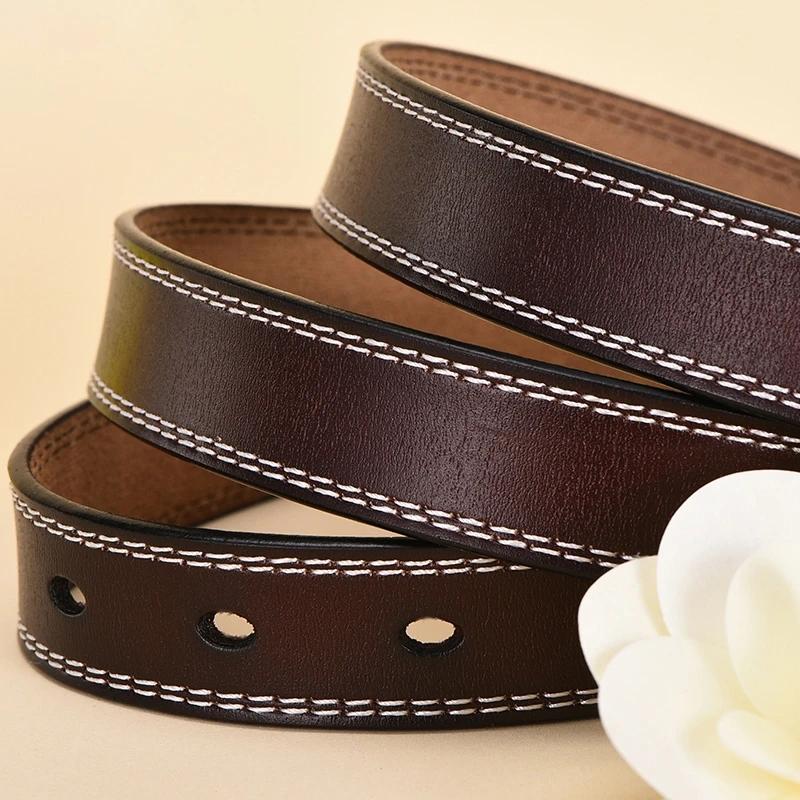 Women's Belts Leather Belts Female Students Korean Thin Belts Decorative Skirt Belts Jeans Belts Black Belts