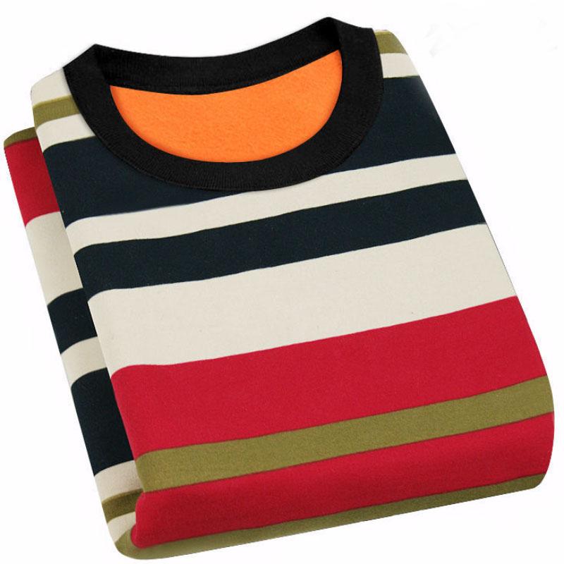 Men's Thick Printed Thermal Underwear Men's Thick Velvet Jacket Can Be Worn Outside In Winter