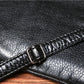 Business Briefcase Wemen Retro Zipper Waterproof Leather IPad Handbag Shoulder Bags Computer Bag