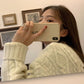 Twist Heavy Industry Tassel Sweater Loose Knit Sweater All-match Single-breasted Student Cardigan Jacket
