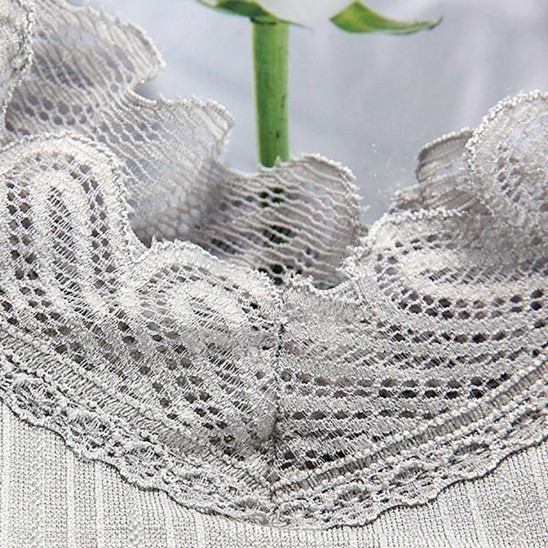 Lace Beauty Back Tube Top Sling Wrap Chest Gather Sports Lift Shock Absorption Non-slip No Steel Ring Vest Underwear Bra