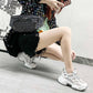 Plus Size 35-40 Summer Women Ins Mesh Sneakers Breathable Running Basketball Shoes Students Shockproof Non-slip Heighten Shoes