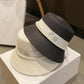 Women's Summer Hat Elegant Pearl Bucket Hat Rhinestone M Mark Retro Basin Hat Shade Straw Hat Luxury Top Hat