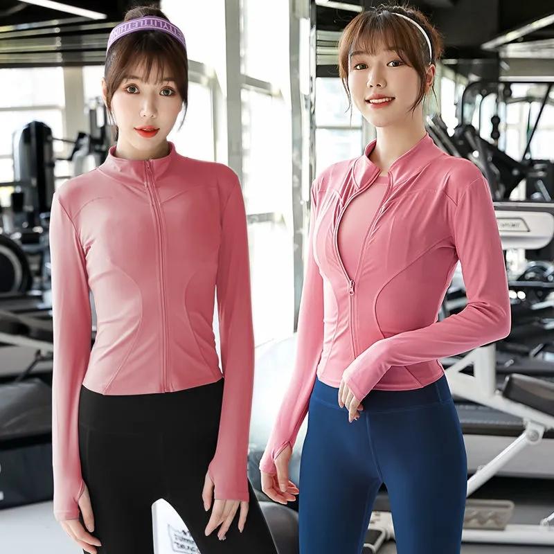 3PCS Women's Yoga Clothing Suit Sports Suit Four Seasons Running Sportswear Running Suit  Active Wear Elastic Stretch Outwear Gym Fitness Clothing